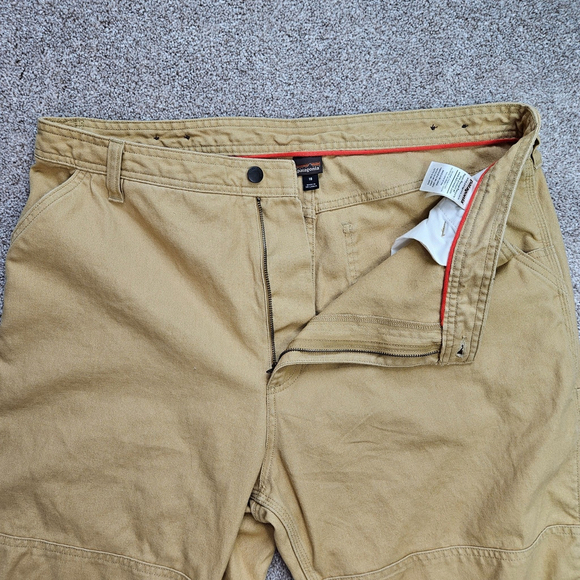 Patagonia All Seasons Hemp Canvas Double Knee Pants Women 18 Tan Workwear - Picture 9 of 16